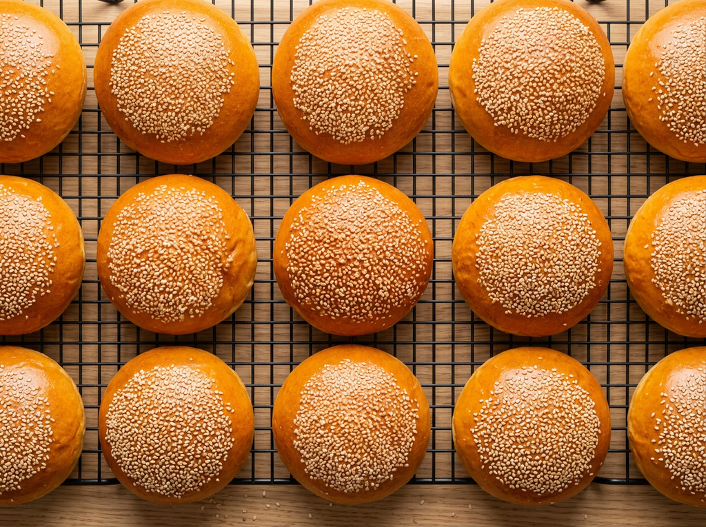 Burger Buns — Top View | Love Made Edible Bangalore
