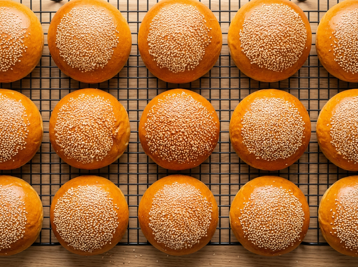 Burger Buns — Top View | Love Made Edible Bangalore