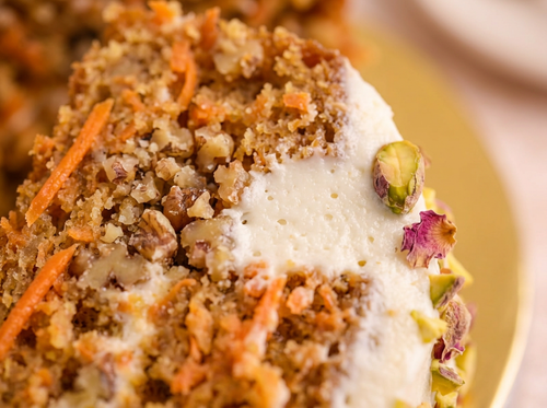 Carrot Cake — Close-up | Love Made Edible Bangalore
