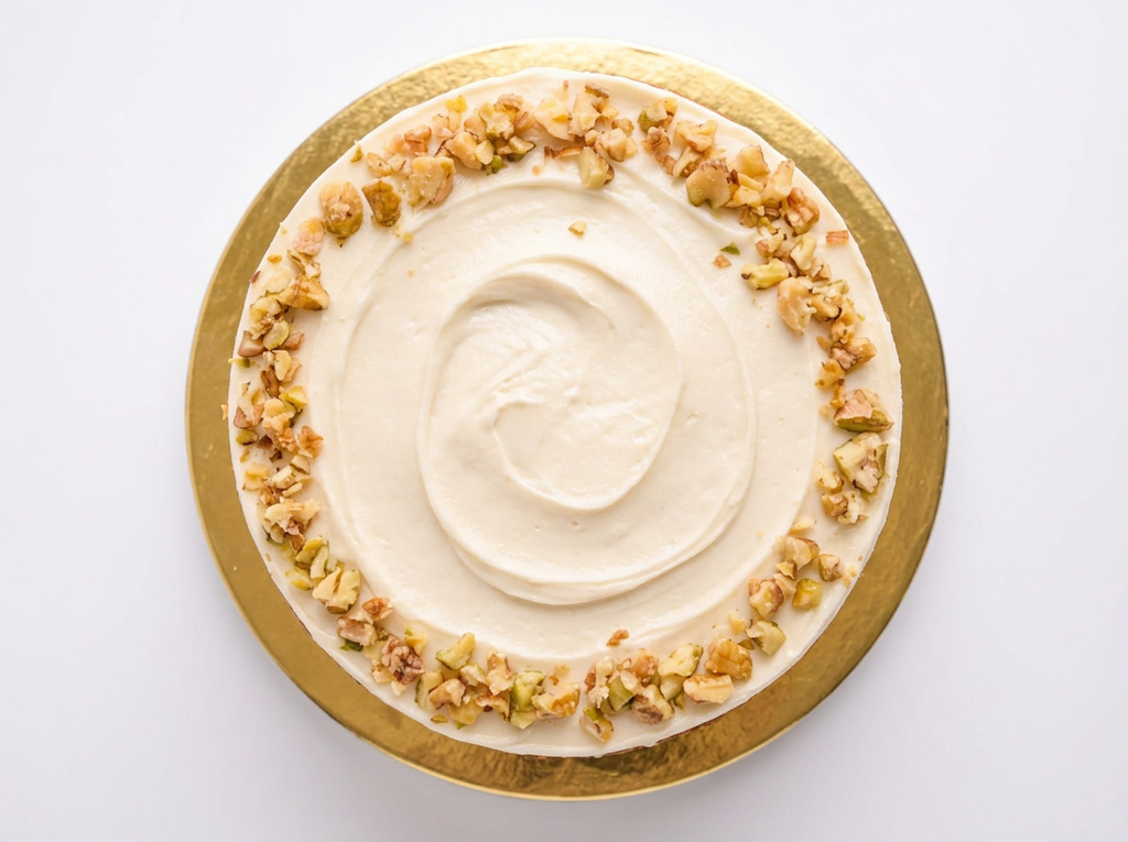 Carrot Cake — Top View | Love Made Edible Bangalore