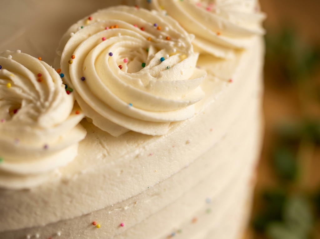 Classic Vanilla Cake — Close-up | Love Made Edible Bangalore