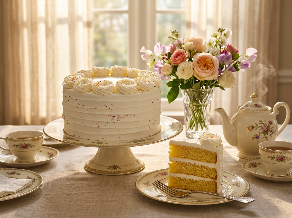 Classic Vanilla Cake — Styled Scene | Love Made Edible Bangalore
