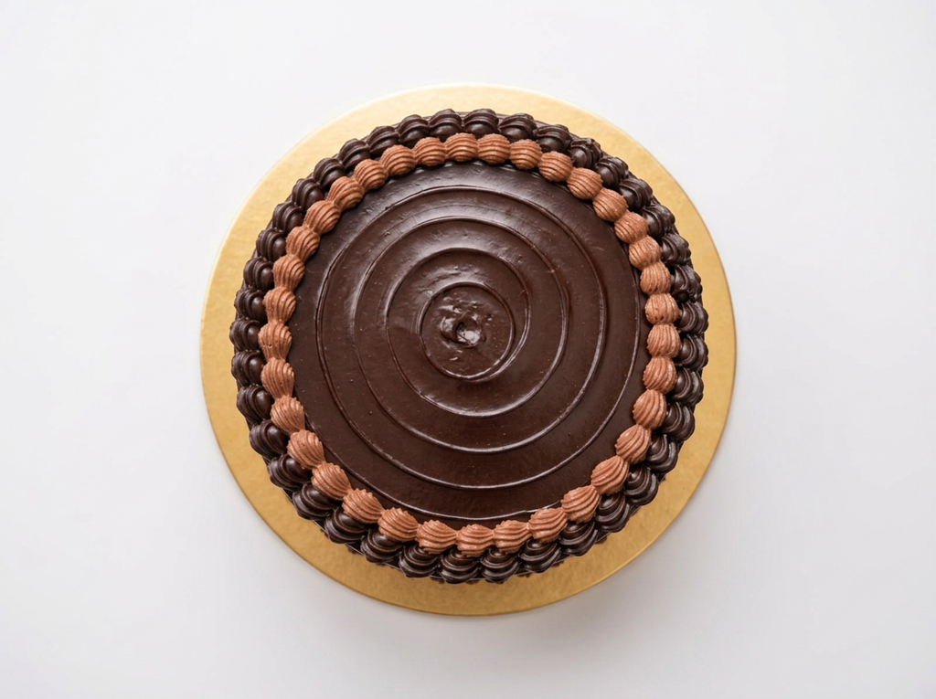 Decadent Chocolate Cake — Top View | Love Made Edible Bangalore