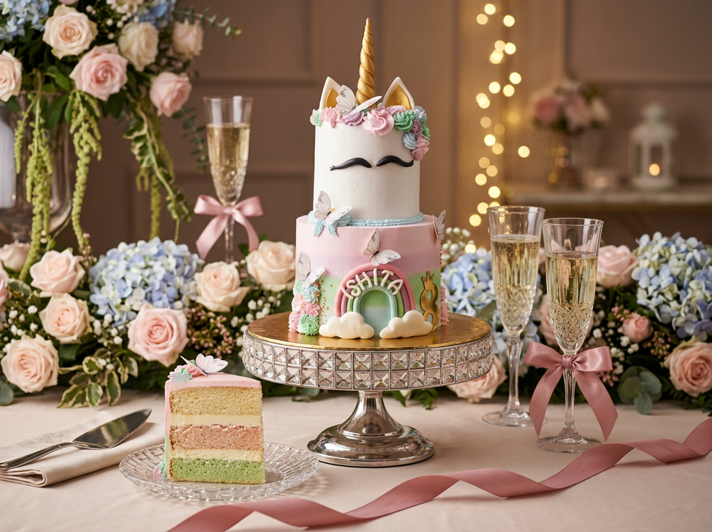 Fondant Designer Cake — Styled Scene | Love Made Edible Bangalore