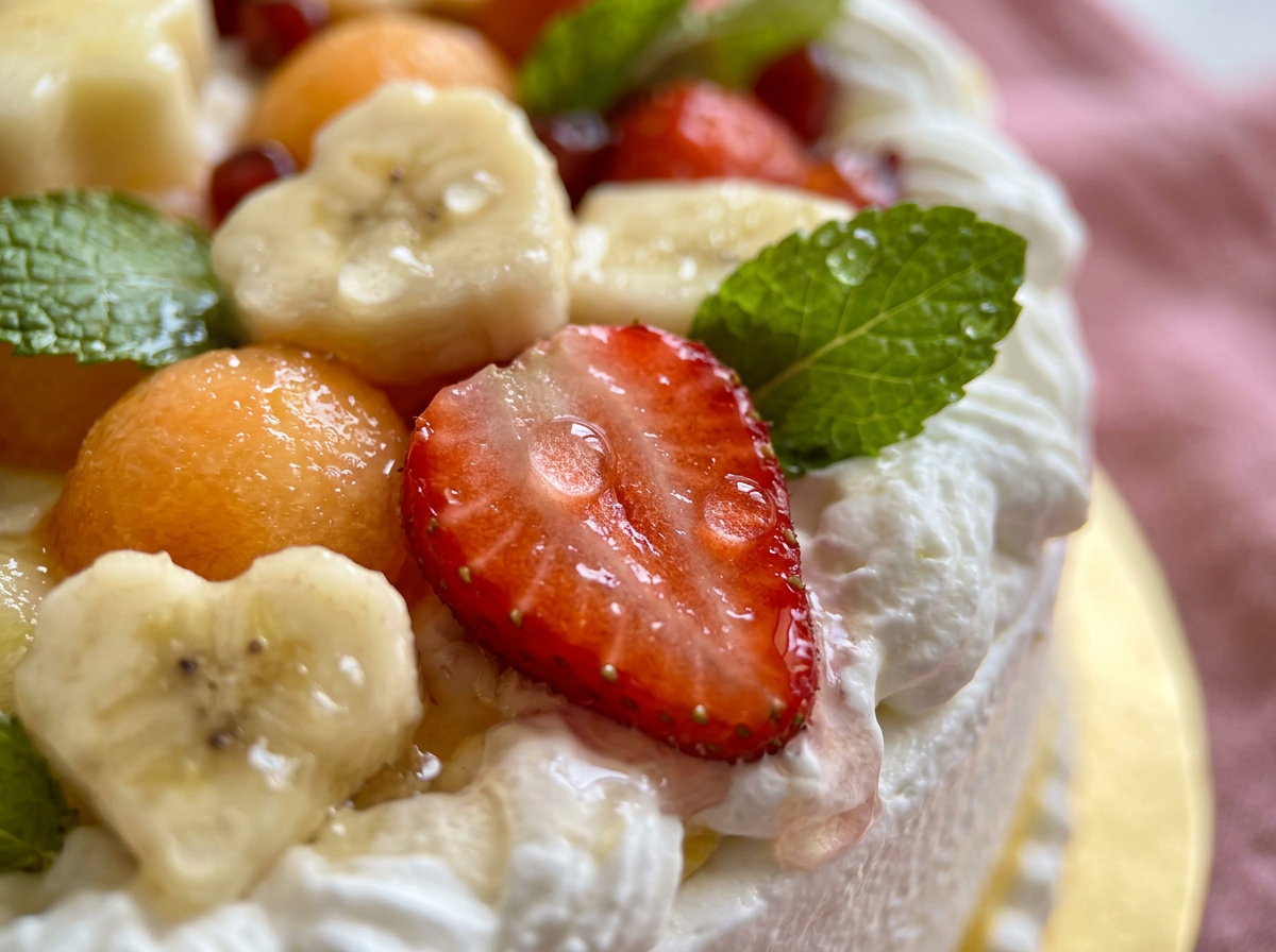 Fresh Fruit cake — Close-up | Love Made Edible Bangalore