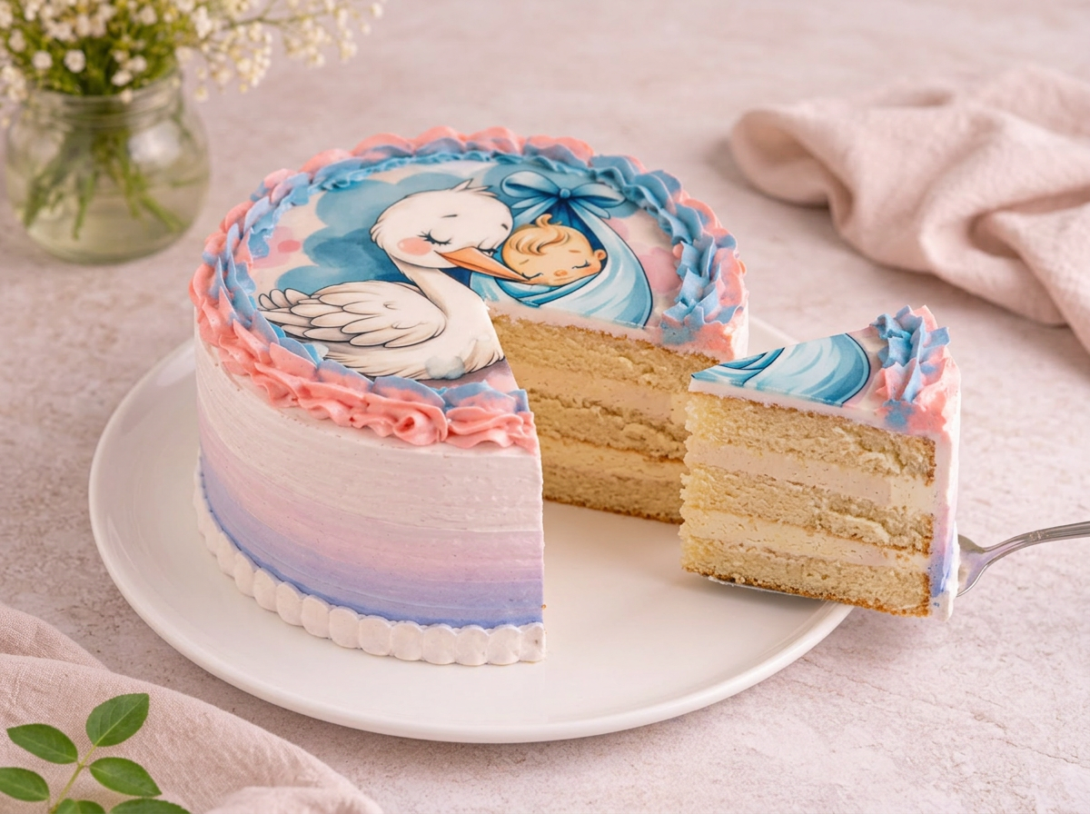 Photo Cake — Slice View | Love Made Edible Bangalore